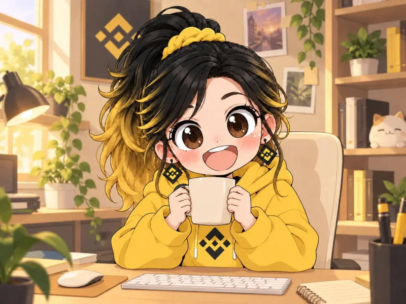 Summer smiling with a warm mug held in both hands.